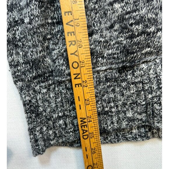 J.Crew Womens Hooded Sweater M Gray Merino Wool Blend Cozy - Picture 6 of 14